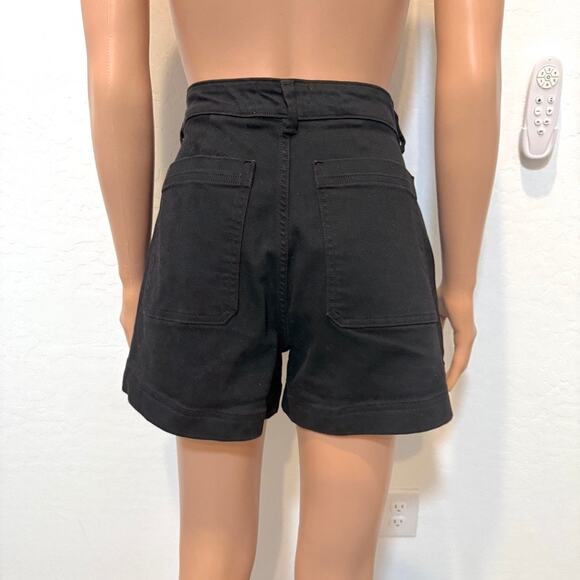 Everlane 10 high rise heavyweight cotton twill utility shorts SH 2896 - Picture 10 of 11